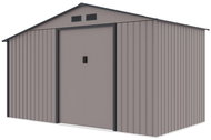VESPAGARDEN Sedona B with wood floor 342 × 195 × 203 cm / 6.67 m2 grey - Garden Shed