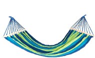 HAPPY GREEN Závěsné houpací lehátko 200 x 150cm modré - Houpací síť
