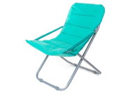 HAPPY GREEN Folding garden chair VARADERO, blue - Garden Armchair