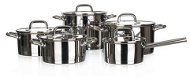 Set of stainless steel cookware EXCELLENT, 10pcs - Cookware Set