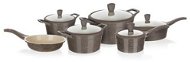 Set of dishes with non-stick surface MARRONE, 11 pcs - Cookware Set