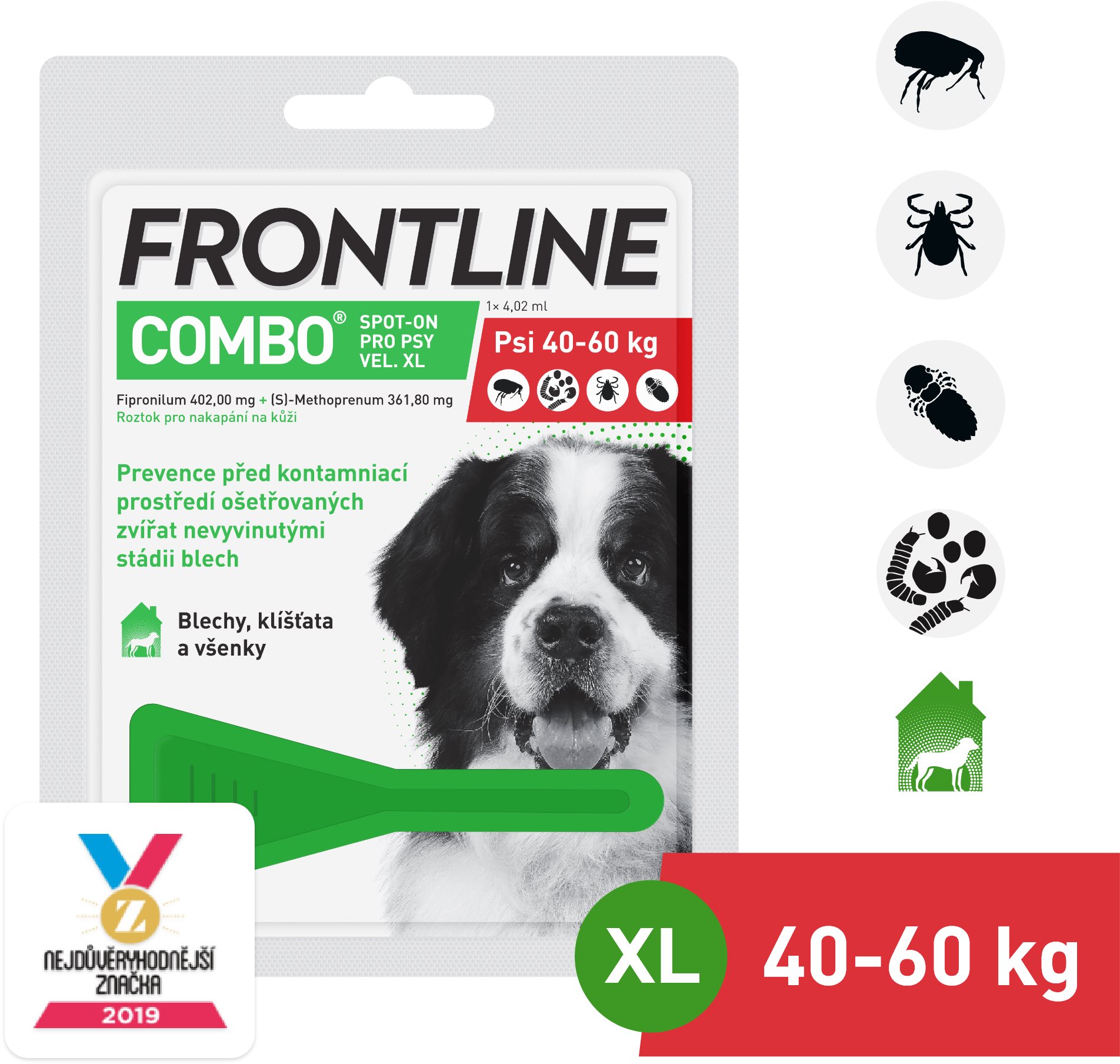 Frontline combo xl dogs hotsell