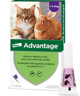 Advantage 1 × 0,8ml Spot-on Solution for Large Cats and Rabbits - Antiparasitic Pipette