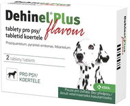 Dehinel Plus Flavour tablety pro psy 2 ks - Veterinární přípravek
