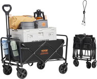 Vevor Skládací jednopatrový vozík pro kempování a nakupování 100 kg - Collapsible Cart