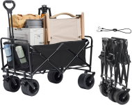 Vevor Skládací jednopatrový vozík pro kempování a nakupování 160 kg - Collapsible Cart