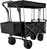 Vevor Folding trolley for sports, camping and garden black 100 × 55 × 100 cm / 100 kg - Collapsible Cart