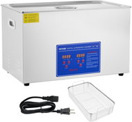 Vevor Stainless steel ultrasonic cleaning machine, digital heater with timer 30 l / 600 W - Ultrasonic Cleaner