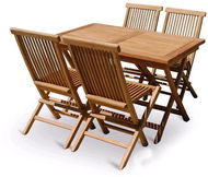 V-Garden Table set TEAK POHODA SET 4 - Garden Furniture