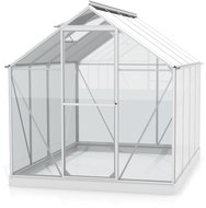 VITAVIA GARDEN Skleník TRITON 5000 čiré sklo 3 mm, stříbrný - Skleník