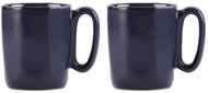 VIALLI DESIGN Set of 2 ceramic mugs, ESPRESSO 80 ml, navy, Fuori 29989 - Mug