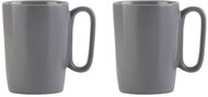 VIALLI DESIGN Set of 2 ceramic mugs, 250 ml, grey, Fuori 30015 - Mug