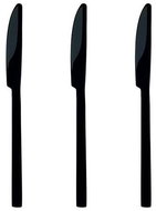 DuraHome Dining knife Piano, 3 pcs, black, 9569 - Cutlery Set