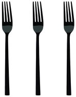 DuraHome Dining fork Piano, 3 pcs, black - Cutlery Set