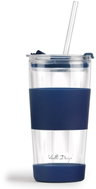 Vialli Design Termohrnek s brčkem 600 ml, modrý, FUORI 30381 - Thermal Mug