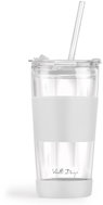 Vialli Design Termohrnek s brčkem 600 ml, bílý, FUORI 30404 - Thermal Mug