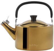 Vialli Design Teapot with whistle, 1,5 l, polished gold, Diamante 29187 - Hot Water Kettle