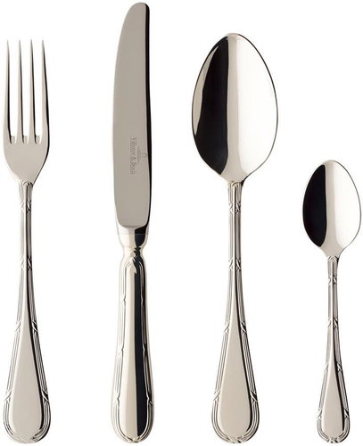 VILLEROY & BOCH KREUZBAND SEPTFONTAINES SILVER silver plated, 24 pcs - Cutlery Set - Main image