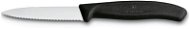 Victorinox nůž na zeleninu s vlnkovaným ostřím 8cm plast černý - Kuchyňský nůž