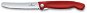 Victorinox Klappbares Snackmesser Swiss Classic, rot, gewellte Klinge 11cm - Küchenmesser