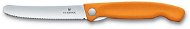 Victorinox Klappbares Snackmesser Swiss Classic - orange - gezahnte Klinge - 11 cm - Küchenmesser