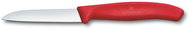 Victorinox Swiss Classic vegetable knife 8 cm straight, rounded, red - Kitchen Knife