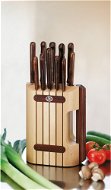 Victorinox Messerblock mit 11 Küchenmessern mit Holzgriff - Messerset