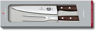 Victorinox Küchenmesser-Set 19 cm und Gabel 15 cm mit Holzgriff - Messerset