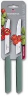 VICTORINOX Swiss Modern Set of 2 tomato knives sage green - Knife Set