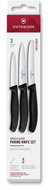 Victorinox Sada nožů na zeleninu 3 ks - černá - Sada nožů