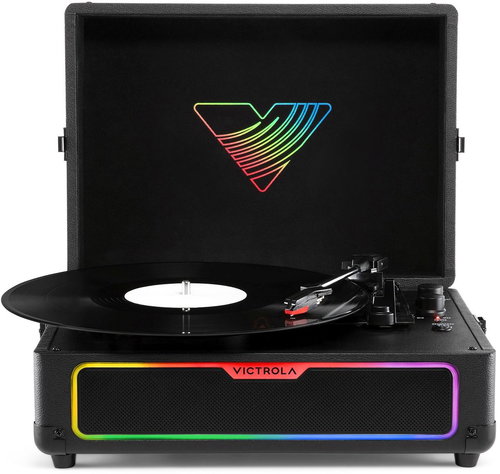Victrola Journey black with RGB backlight - Turntable - Main image