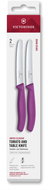 Victorinox Set of 2 Swiss Classic knives 11 cm in box, purple - Kitchen Knife