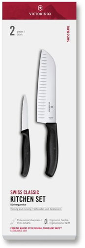 Victorinox Swiss Classic, kitchen set, black, gift box, 2 ks - Knife Set - Main image