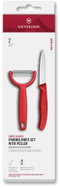 Victorinox Swiss Classic, paring knife set with Y-peeler, red, box, 2 ks - Knife Set