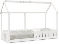 vidaXL Children's house bed 80 × 200 cm 850690, White - Bed