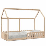 vidaXL Children's house bed 90 × 190 cm 850692, Brown - Bed