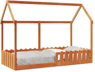 vidaXL Children's house bed 90 × 190 cm 850694, Brown - Bed