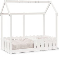 vidaXL Children's house bed 70 × 140 cm 850699, White - Bed