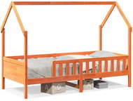 vidaXL Children's house bed 90 × 200 cm 850703, Brown - Bed
