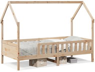vidaXL Children's house bed 90 × 190 cm 850707, Brown - Bed