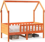 vidaXL Children's house bed 80 × 160 cm 850712, Brown - Bed