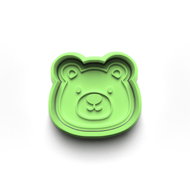 Vierto Cutting Board - Bear - Head - Cookie Cutter