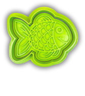 Vierto Cutting board - Christmas Carp - Cookie Cutters