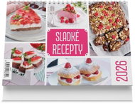 VIKPAP Sweet recipes 2026, 22 × 14,8 cm - Desk Calendar