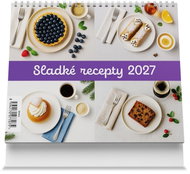 Vikpap Sweet Recipes 2027, 17.5 × 14cm - Desk Calendar