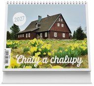 Vikpap Chaty a chalupy 2027, 17.5 × 14cm - Desk Calendar