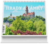 Vikpap Castles and Chateaux 2027, 17.5 × 14 cm - Desk Calendar