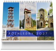 Vikpap Lookout Towers 2027, 17.5 × 14cm - Desk Calendar