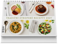 Vikpap Traditional European Recipes 2027, 22 × 14.8cm - Desk Calendar