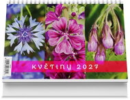 Vikpap Flowers 2027, 22 × 14.8cm - Desk Calendar